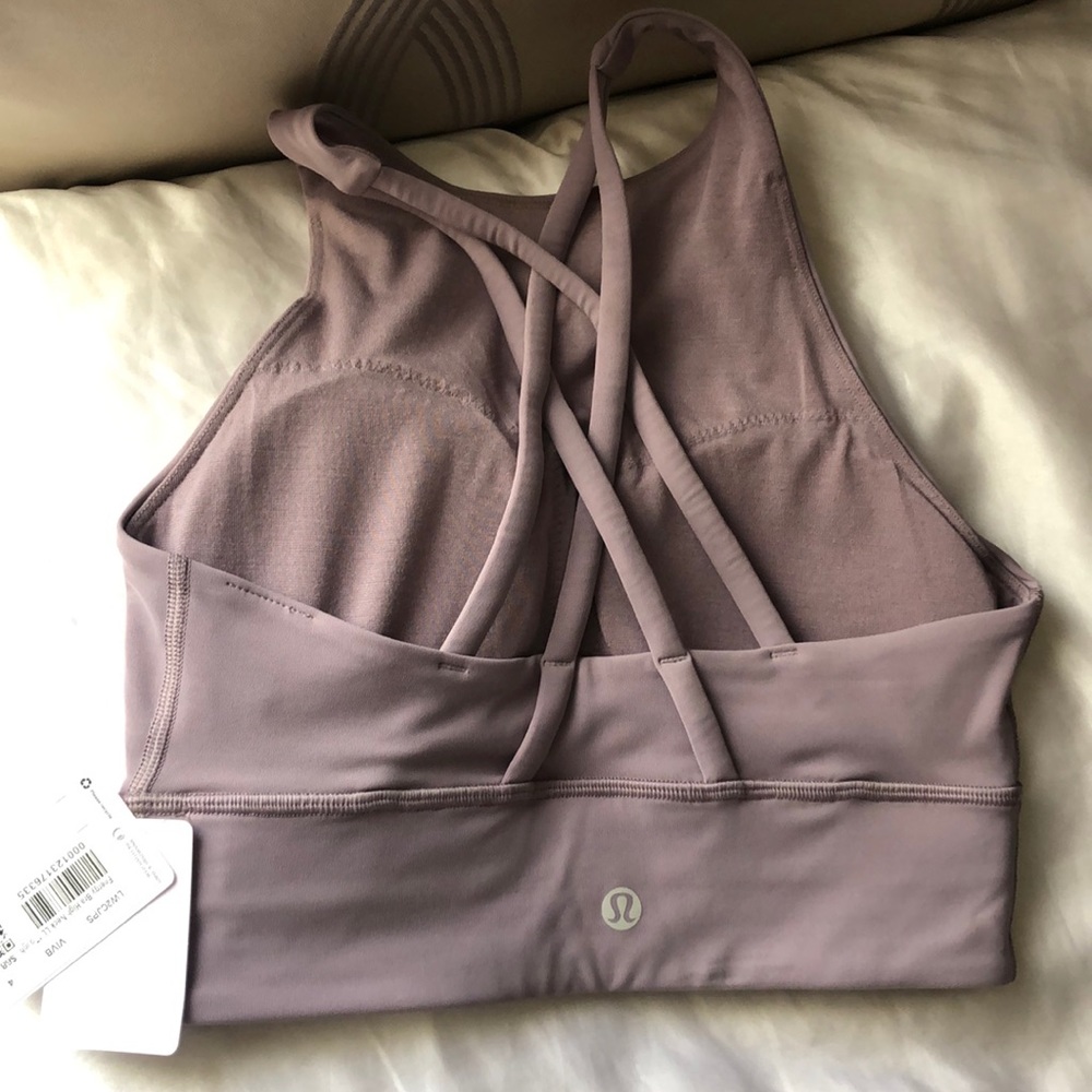 NWT Lululemon Energy Bra High Neck Long Line Tough - Picture 8 of 9